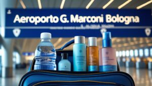 Scopri di più sull'articolo Niente più stress dall’aeroporto di Bologna: vola con 2 litri in cabina e parcheggia da Coopark.