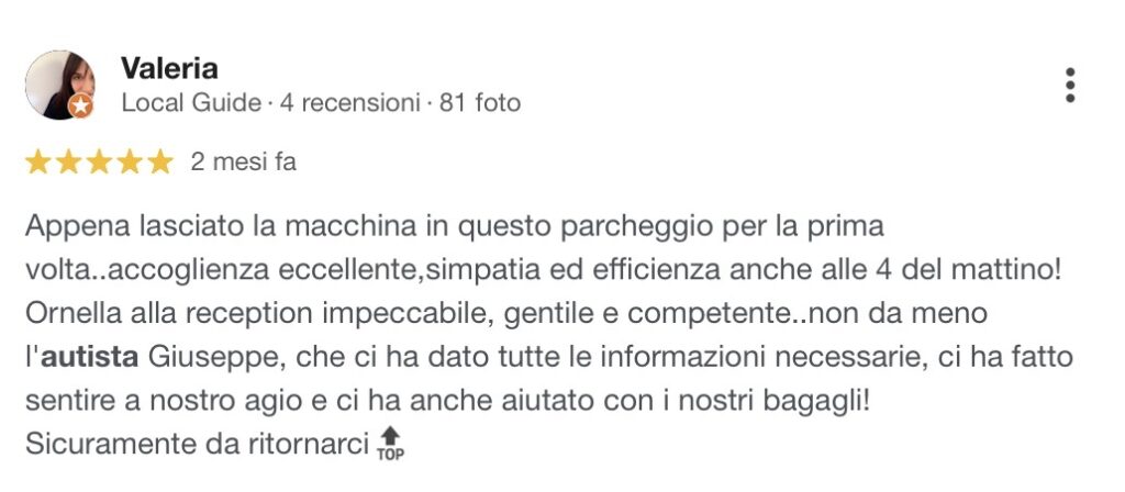 Recensioni Coopark Bologna Valeria